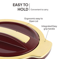 Radiant Insulated Casserole, 1500ml Burgandy / 1500ml