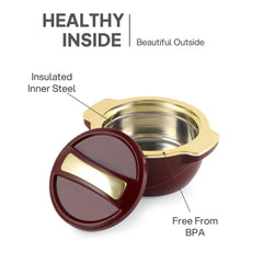 Radiant Insulated Casserole, 1500ml Burgandy / 1500ml