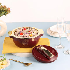 Radiant Insulated Casserole, 1500ml Burgandy / 1500ml