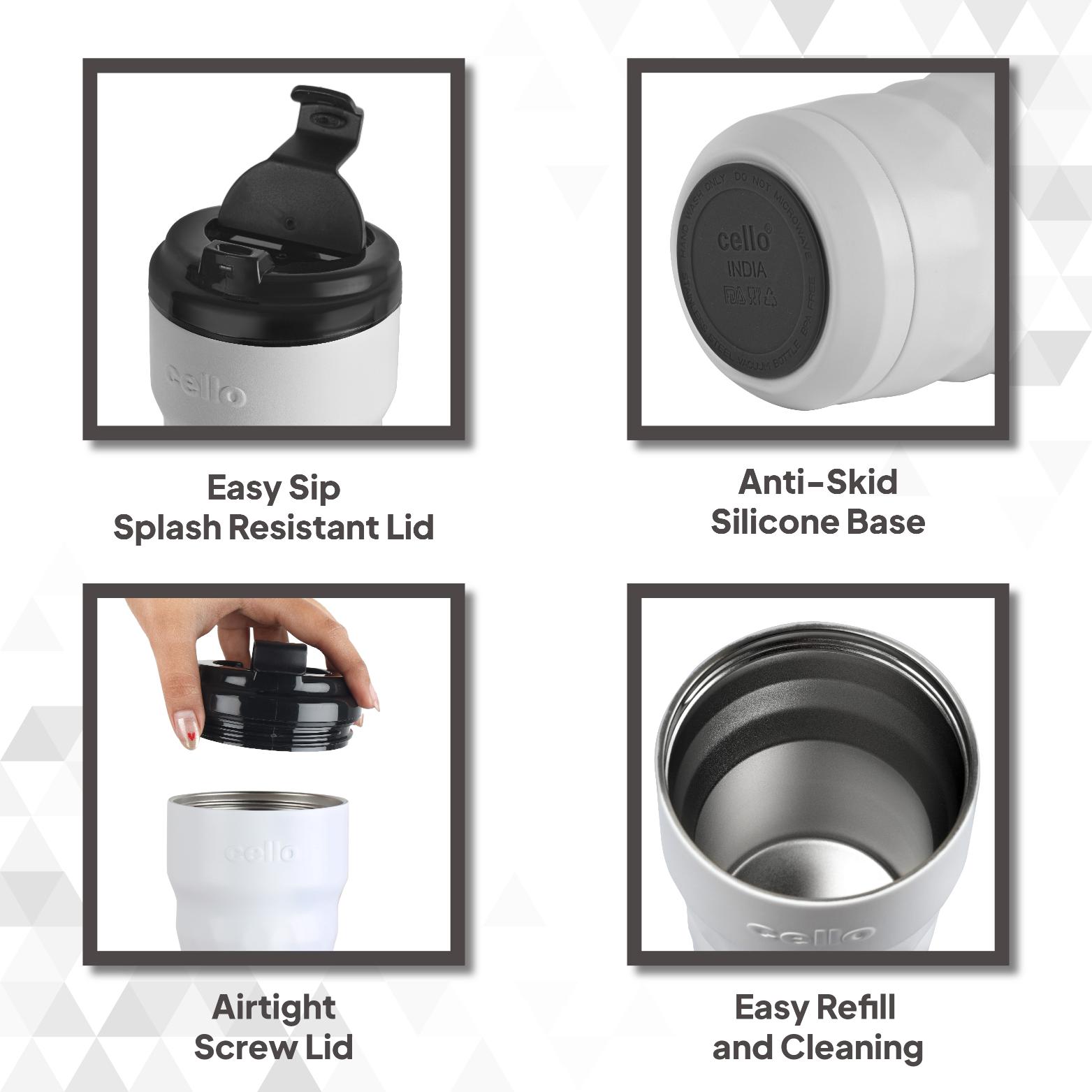 Nomad Vacum Insulated Travel Mug White / 350ml