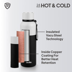 Neo Kent Thermosteel Flask Grey Black / 720ml