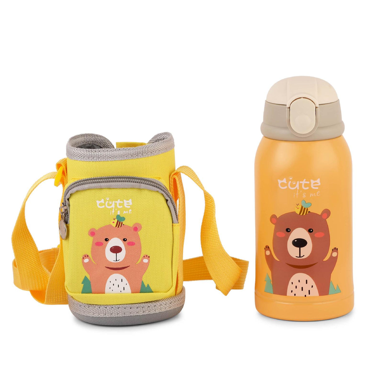 PopUp Kids Flask, 500 ml Yellow