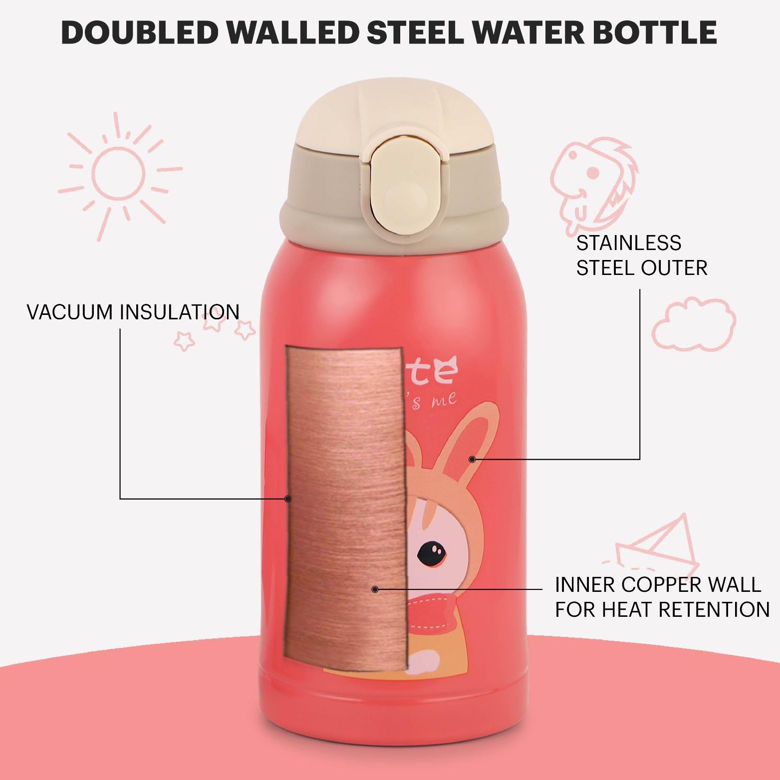 PopUp Kids Flask, 500 ml Peach