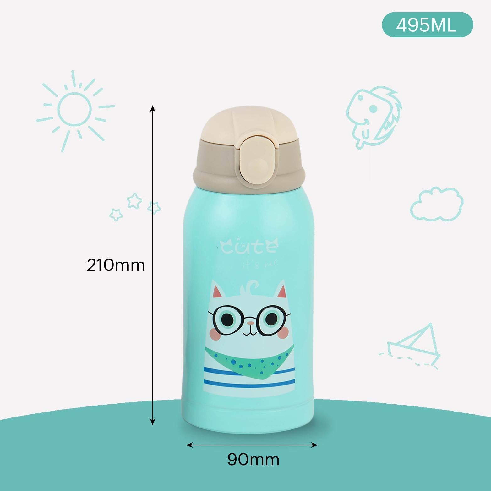 PopUp Kids Flask, 500 ml Green