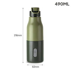 Puro Steel X Felix 600 Insulated Bottle, 490 ml Pestal Green / 490 ml