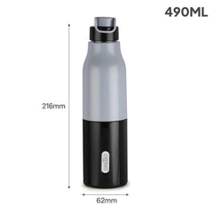 Puro Steel X Felix 600 Insulated Bottle, 490 ml Grey / 490 ml