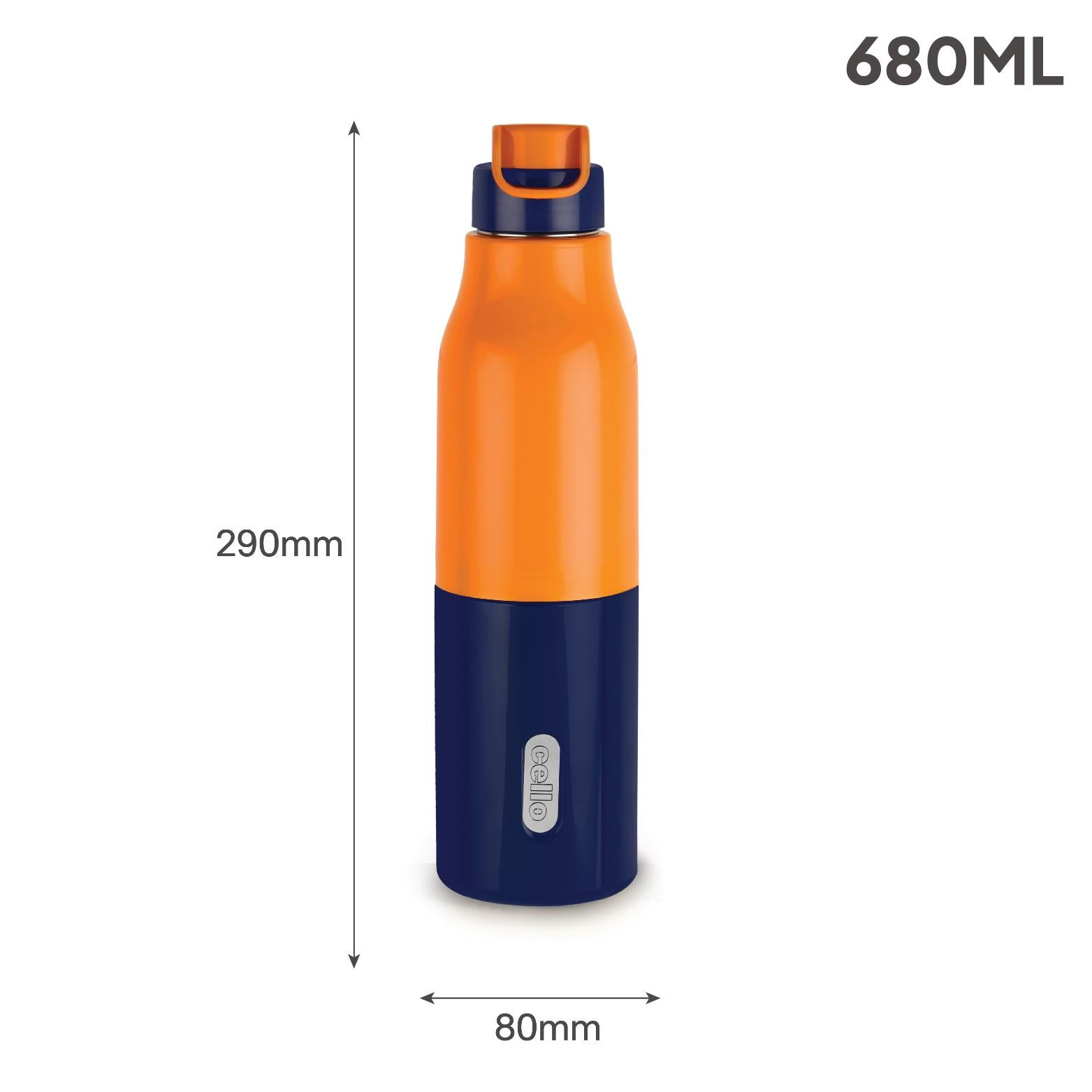Puro Steel X Felix 900 Insulated Bottle, 680 ml Golden / 680 ml