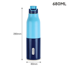 Puro Steel X Felix 900 Insulated Bottle, 680 ml Blue / 680 ml