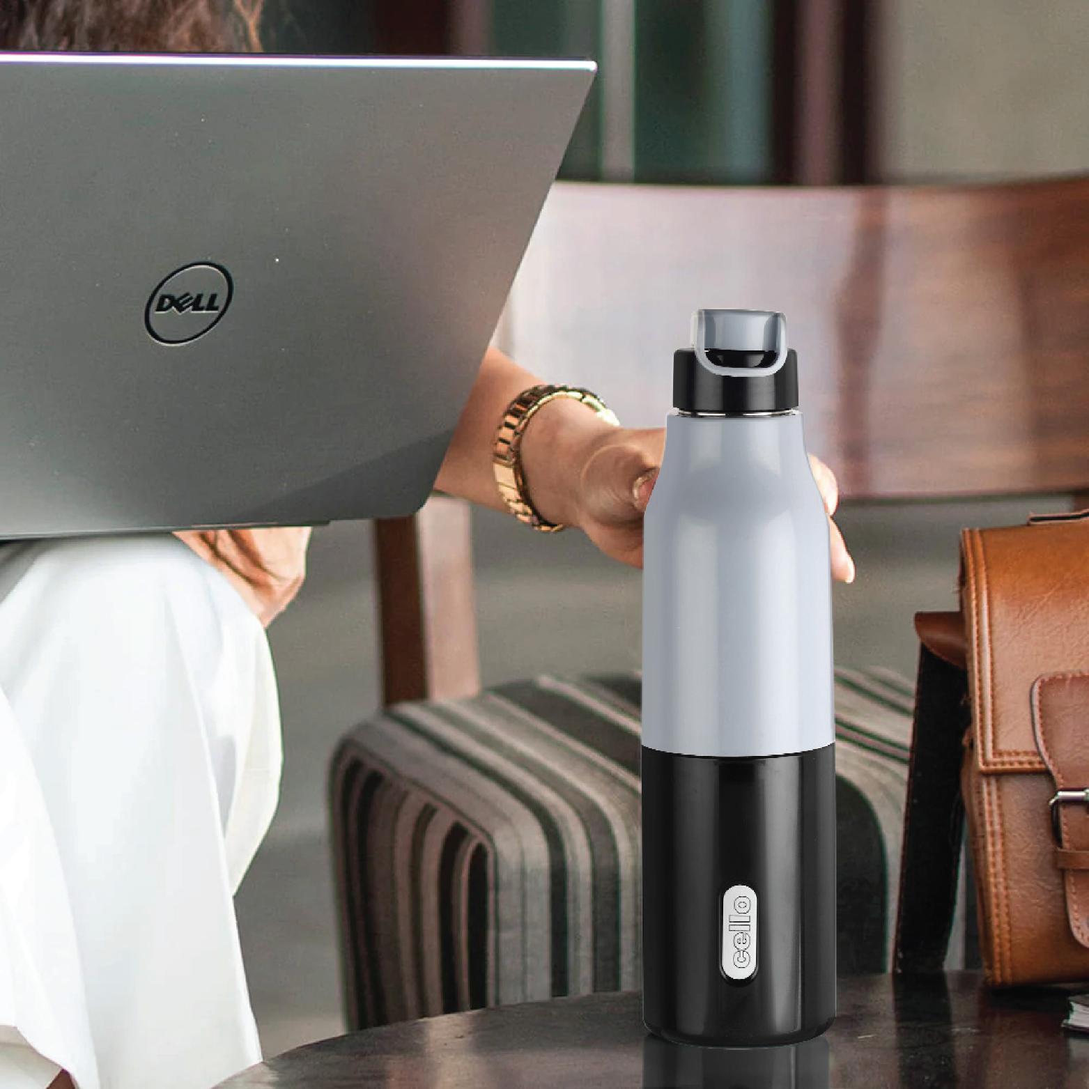 Puro Steel X Felix 900 Insulated Bottle, 680 ml Grey / 680 ml