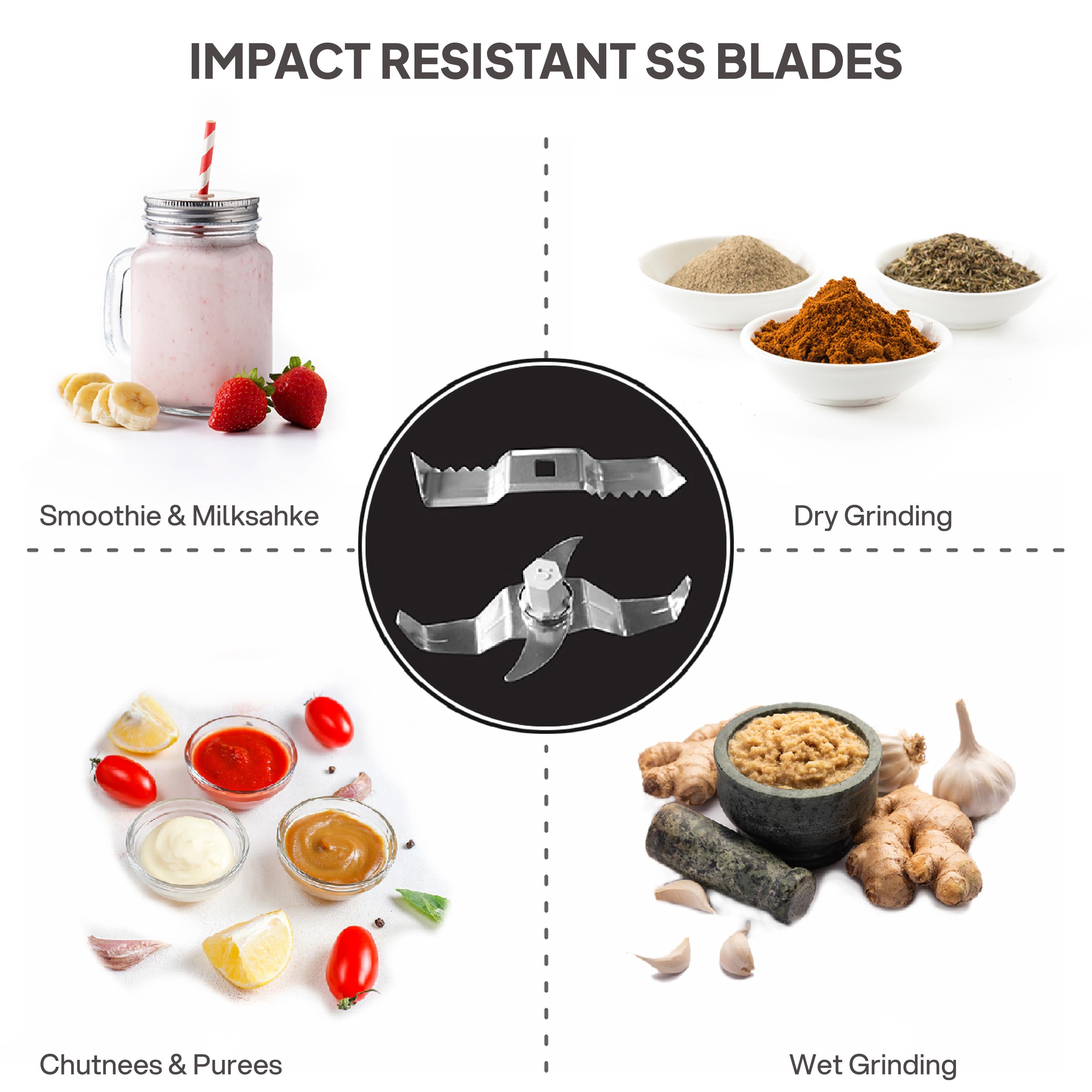 Discovery Chef Grind N Mix, 1000 watts, 5+1 Jars