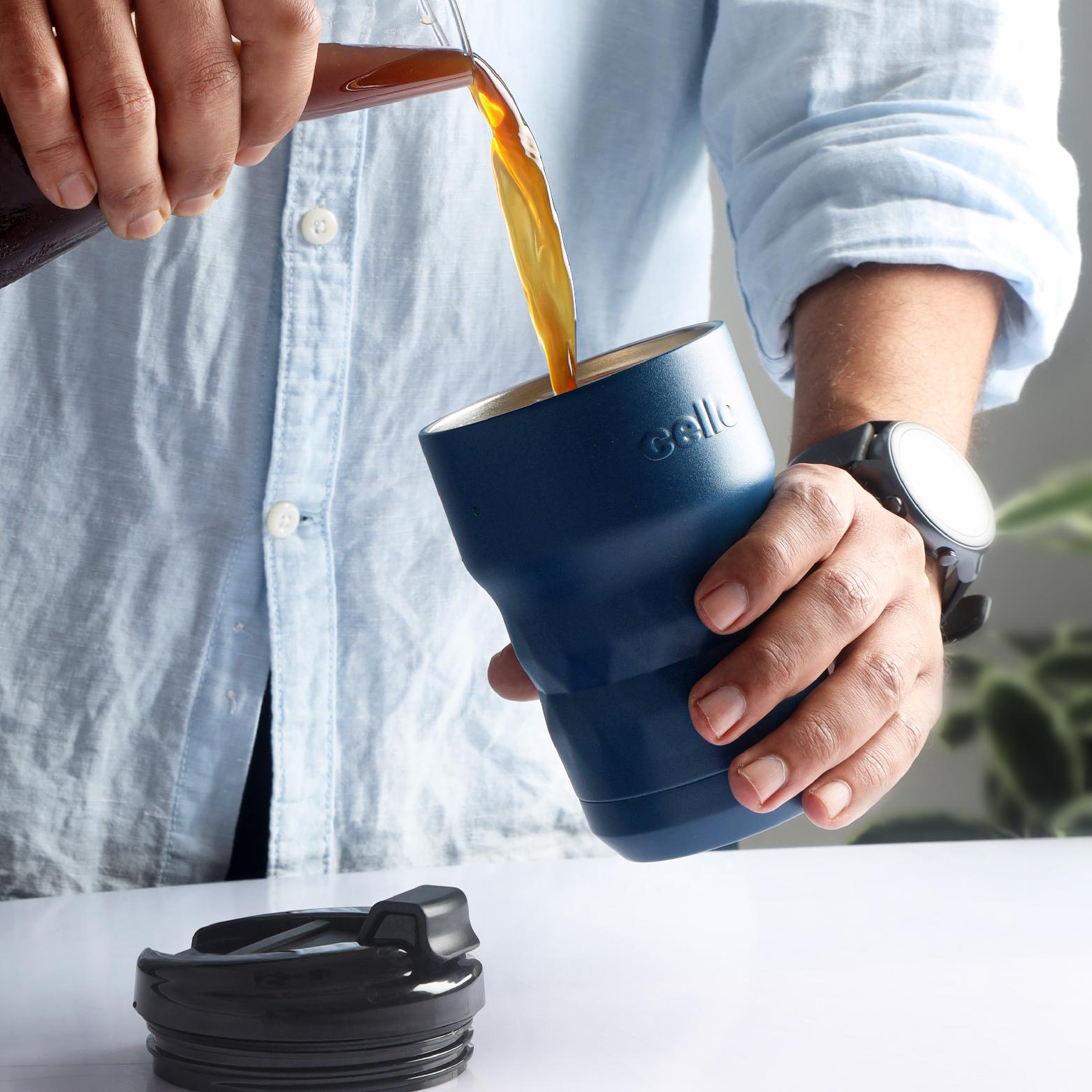 Nomad Vacum Insulated Travel Mug Dark Blue / 350ml