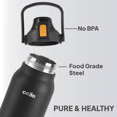 Duro Accord Thermosteel Flask, 1500 ml Black / 1500ml