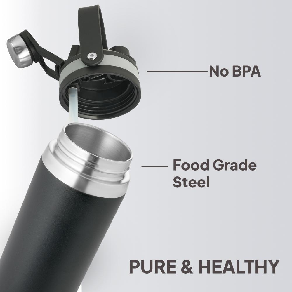 Duro Amigo 850 Thermosteel Flask, 735ml Black / 735ml
