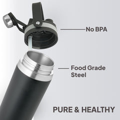 Duro Amigo 850 Thermosteel Flask, 735ml Black / 735ml