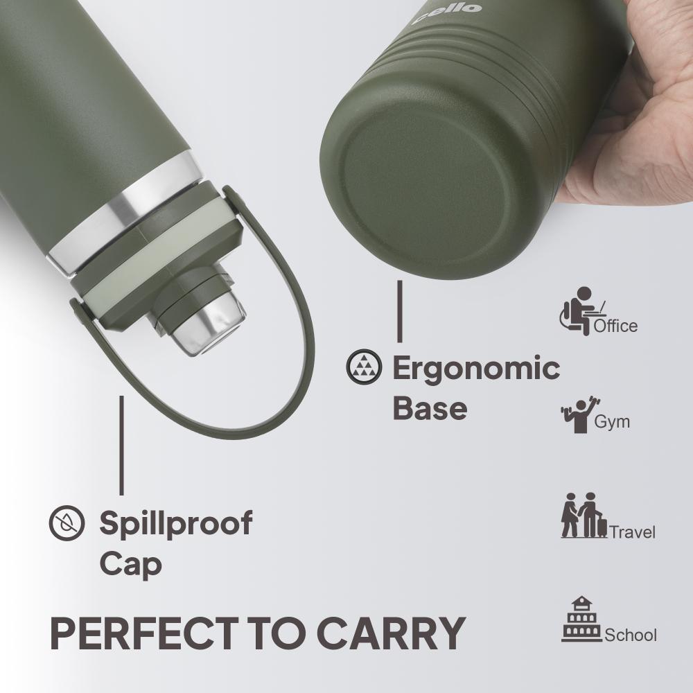 Duro Amigo 850 Thermosteel Flask, 735ml Military Green / 735ml