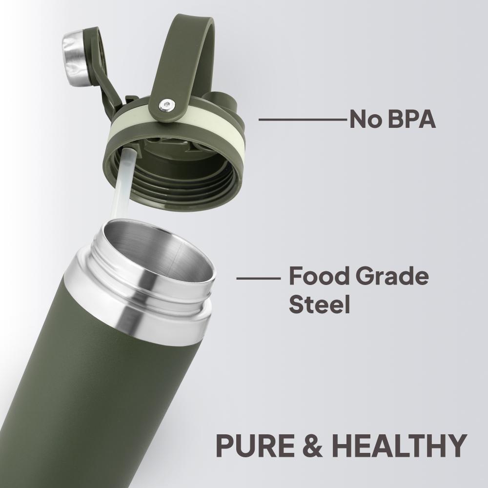 Duro Amigo 850 Thermosteel Flask, 735ml Military Green / 735ml