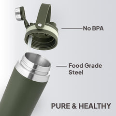 Duro Amigo 850 Thermosteel Flask, 735ml Military Green / 735ml