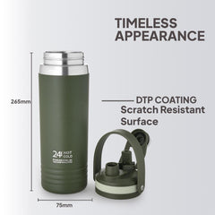 Duro Amigo 850 Thermosteel Flask, 735ml Military Green / 735ml