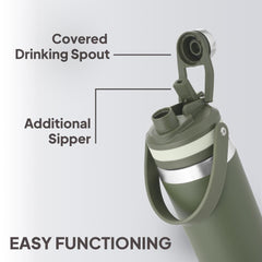 Duro Amigo 850 Thermosteel Flask, 735ml Military Green / 735ml