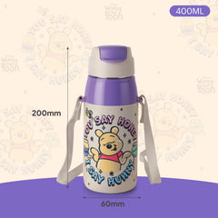 Era 3D Design Insulated Kids Water Bottle, 400ml Hunny Bear