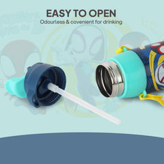 Era 3D Design Insulated Kids Water Bottle, 400ml Web Warriors