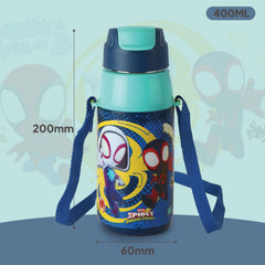 Era 3D Design Insulated Kids Water Bottle, 400ml Web Warriors