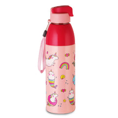 Uranus 3D Design Insulated Kids Water Bottle, 600ml Pink Parade