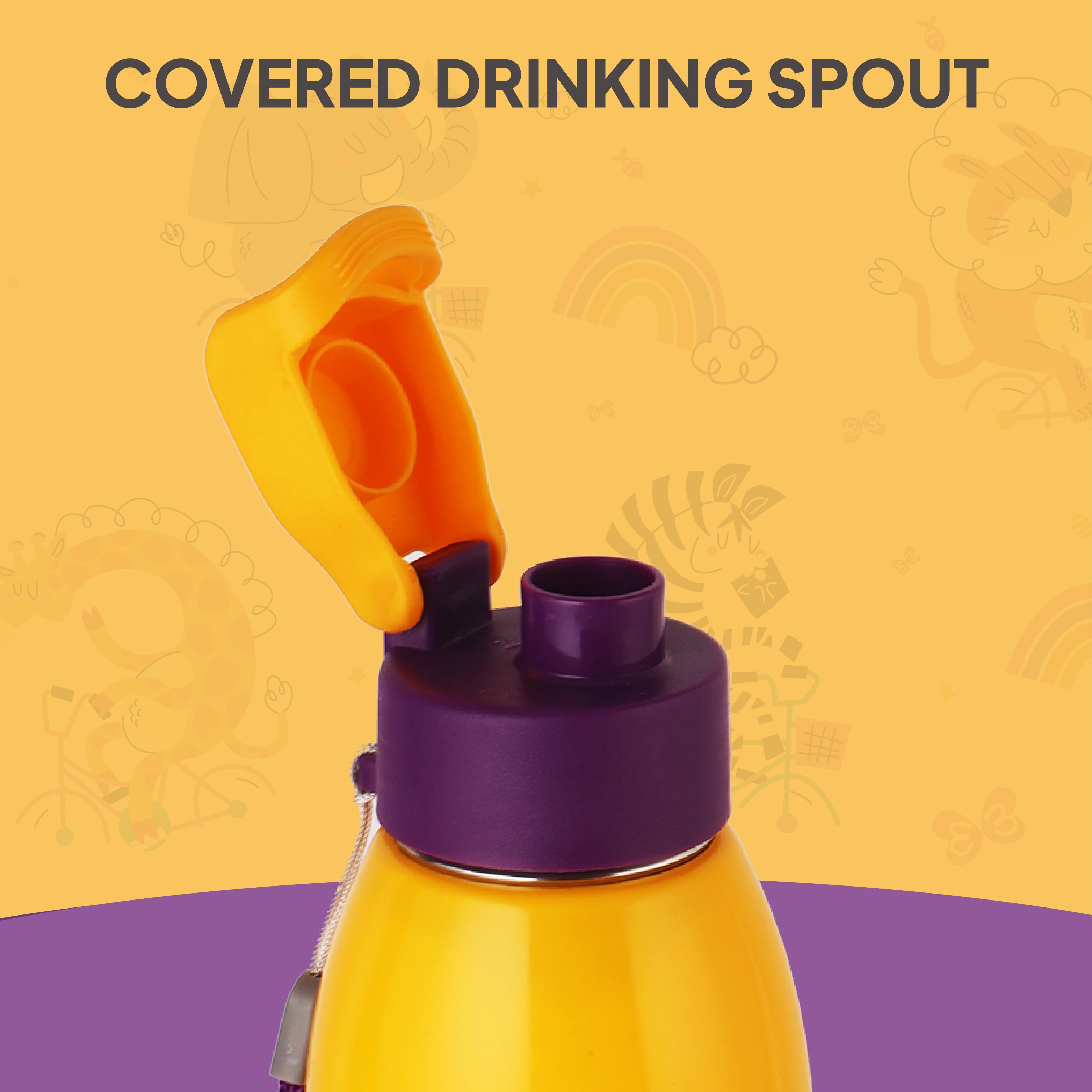 Uranus 3D Design Insulated Kids Water Bottle, 600ml Wild Wheels