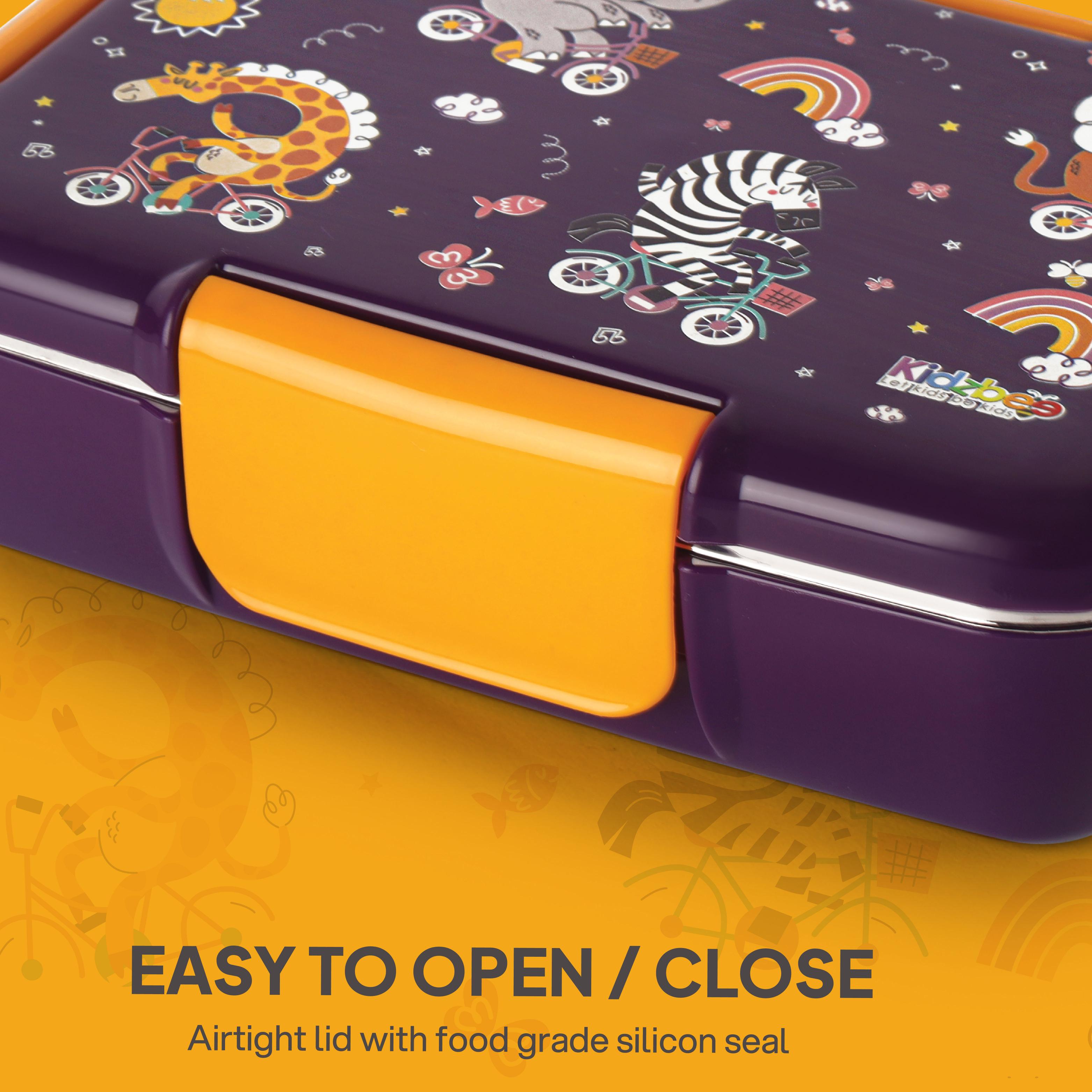 Magnus 3D Design Kids Lunch Box, 700ml Wild Wheels