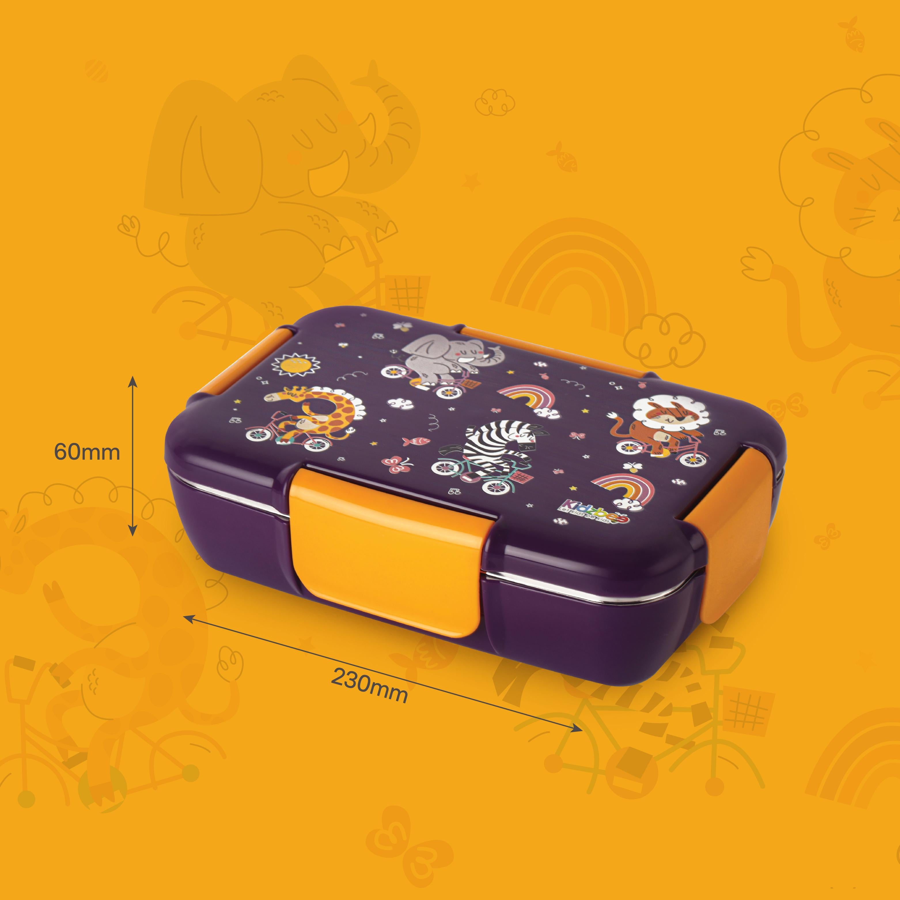 Magnus 3D Design Kids Lunch Box, 700ml Wild Wheels