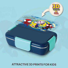 Magnus 3D Design Kids Lunch Box, 700ml Web Warriors