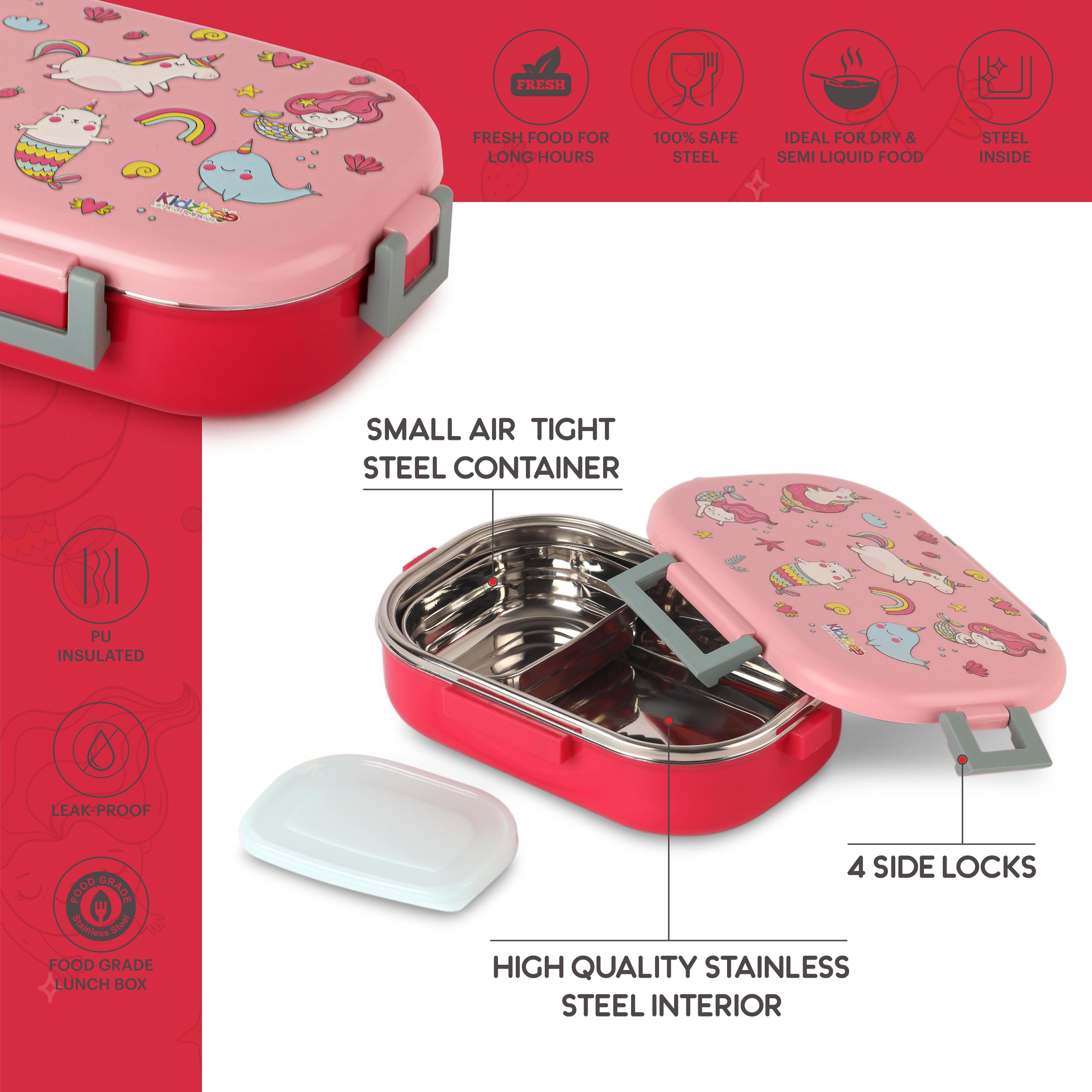 Apollo 3D Design Insulated Kids Lunch Box, 700ml Pink Parade