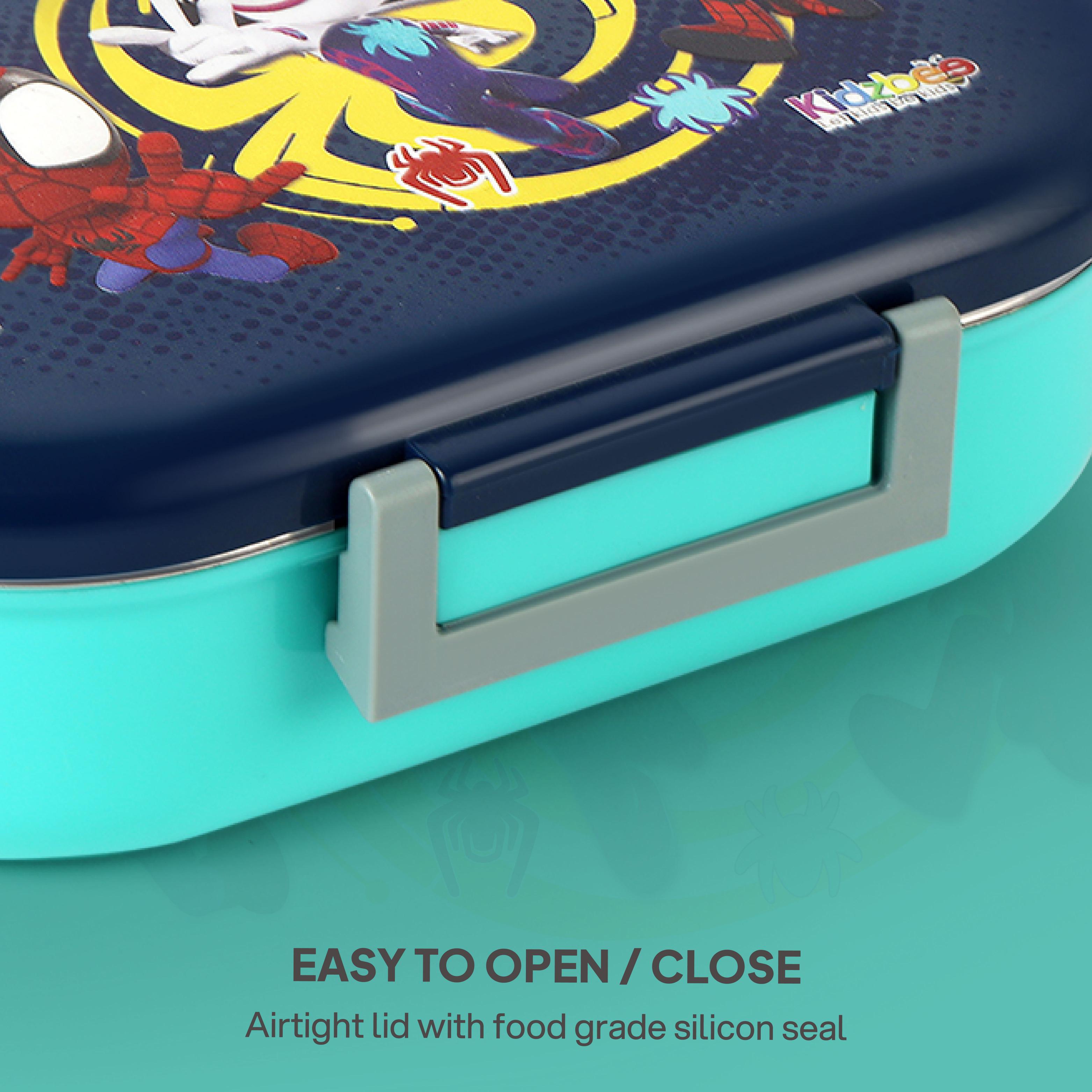 Apollo 3D Design Insulated Kids Lunch Box, 700ml Web Warriors