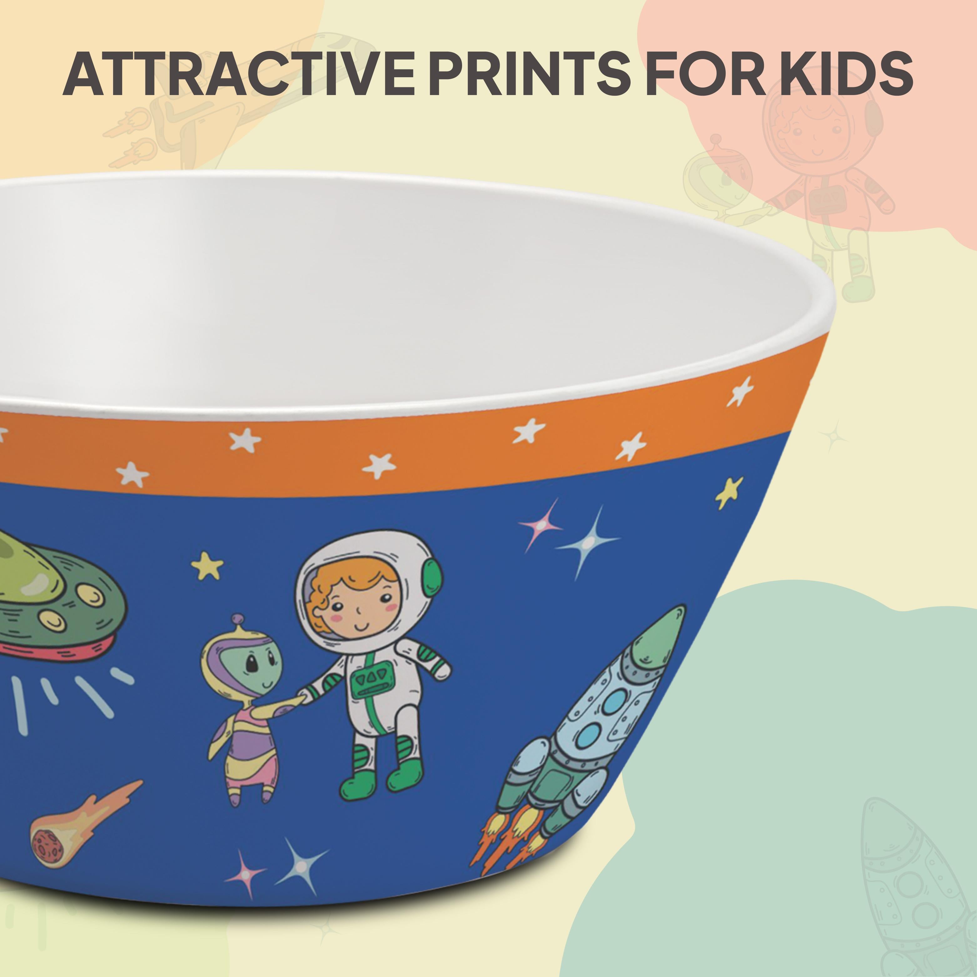 Cosmic Explorer Kids Melamine Meal, Set of 5 Pentameal