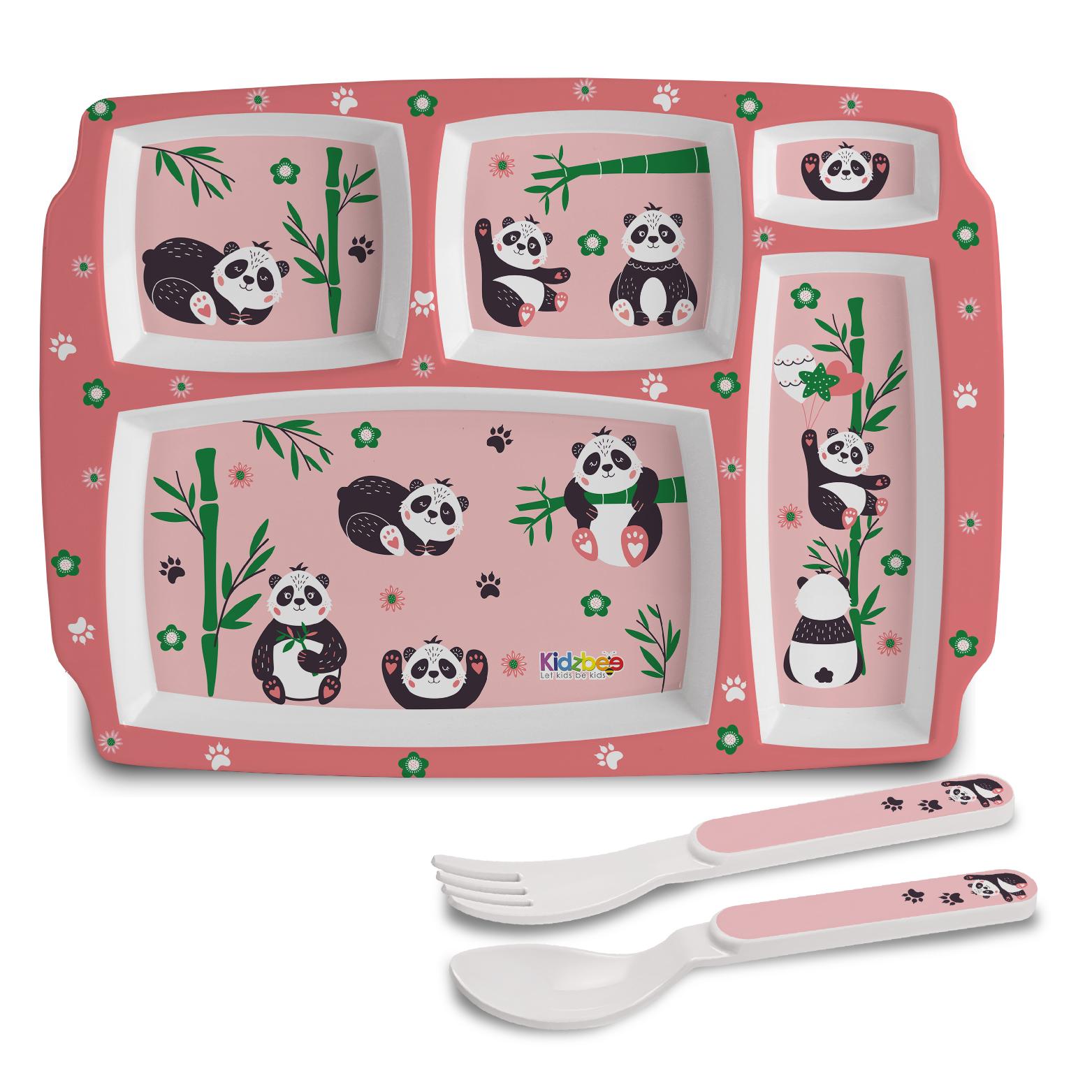Bamboo Buddies Kids Melamine Meal, Set of 3 Pentameal