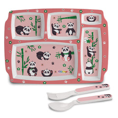 Bamboo Buddies Kids Melamine Meal, Set of 3 Pentameal