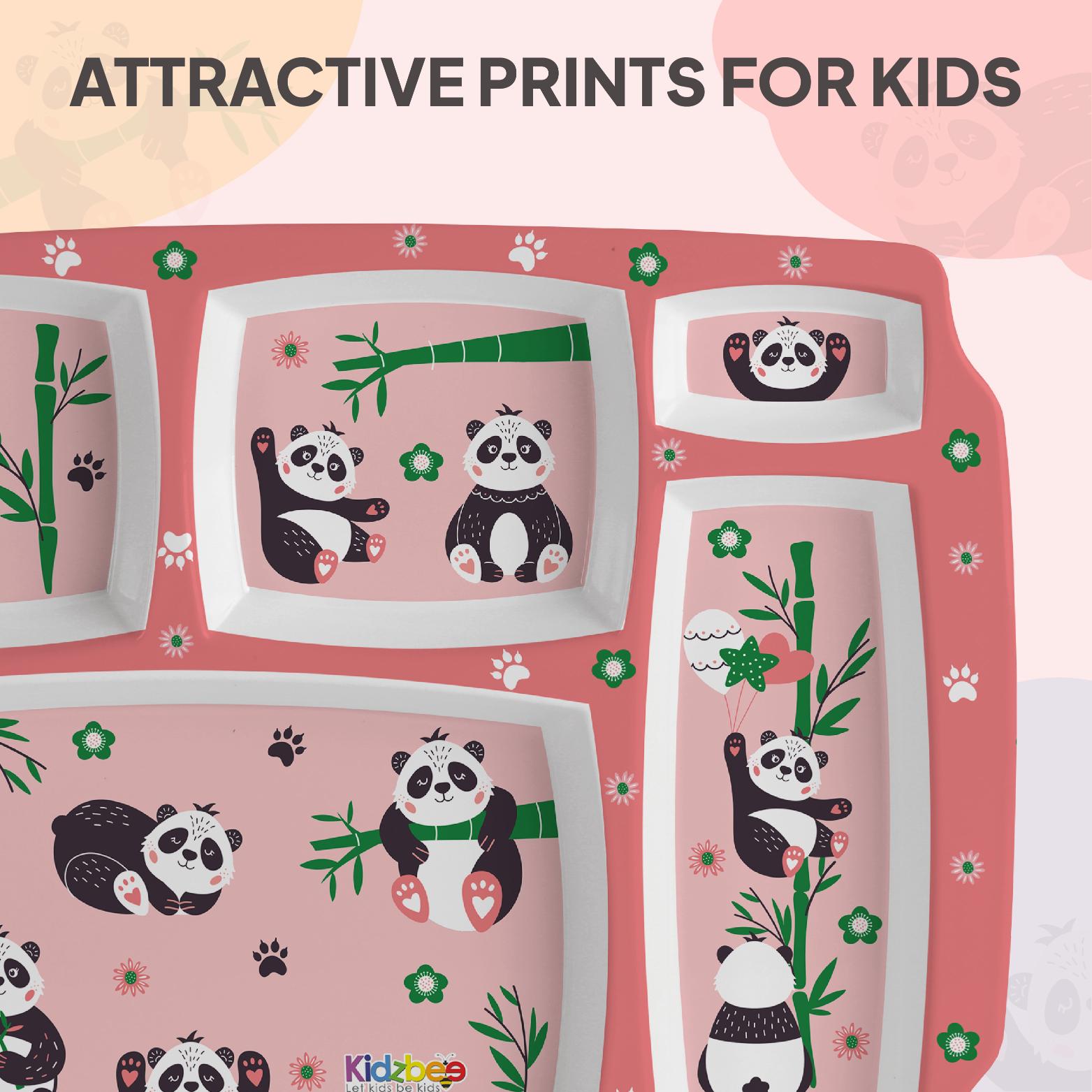 Bamboo Buddies Kids Melamine Meal, Set of 3 Pentameal