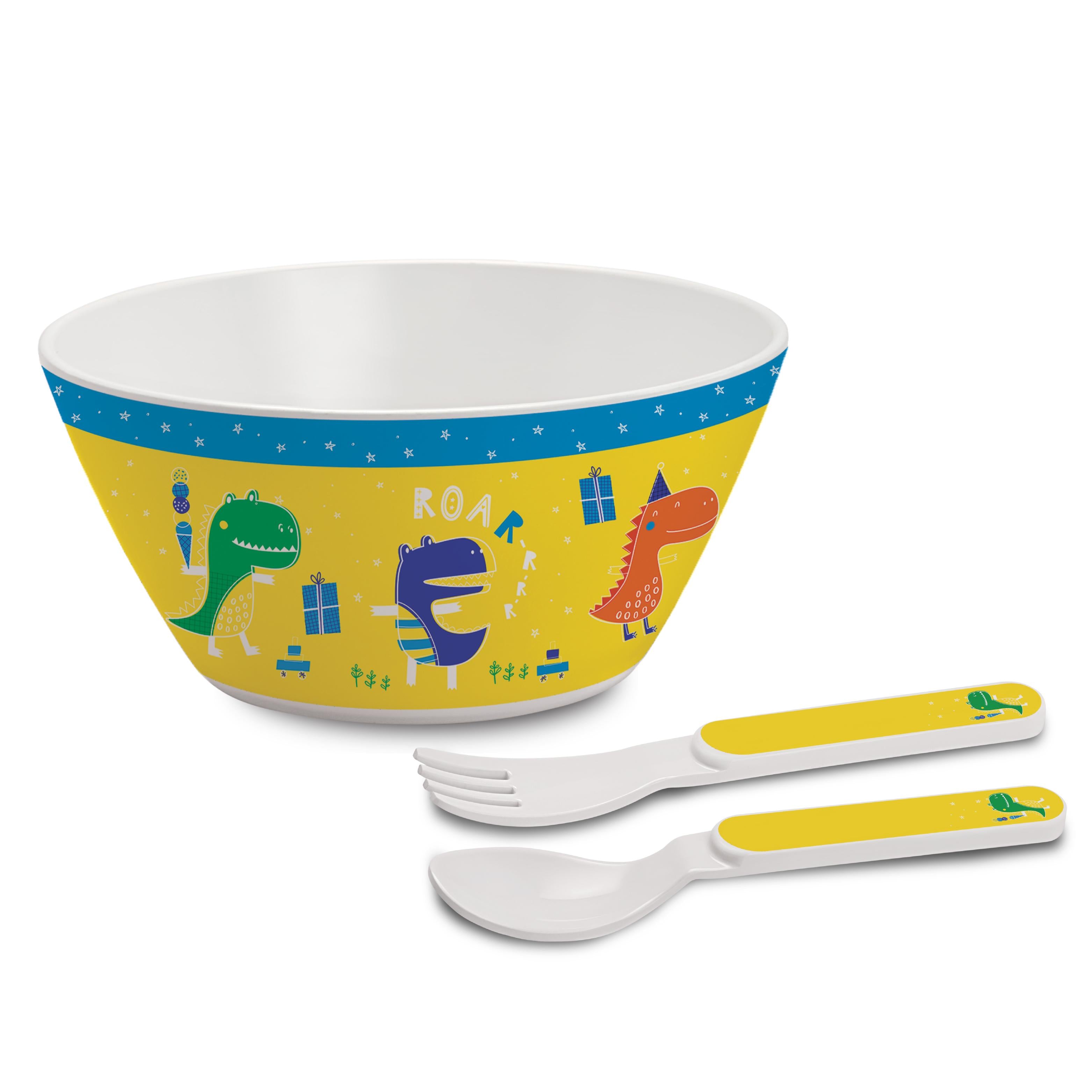 Cone Kids Melamine Bowl, Set of 3 Dino Party
