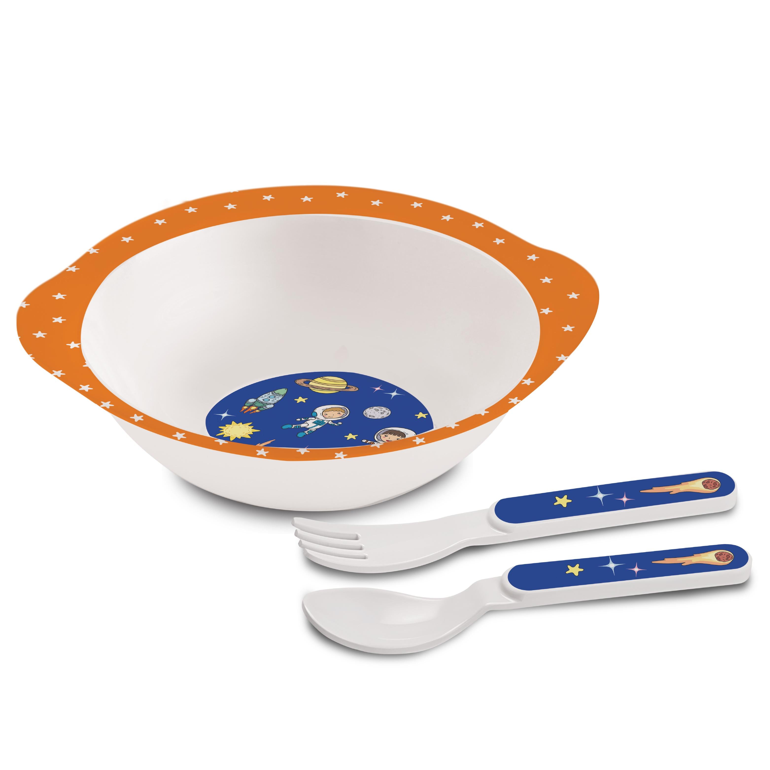 Cereal Kids Melamine Bowl, Set of 3 Cosmic Explorer