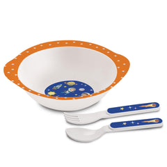 Cereal Kids Melamine Bowl, Set of 3 Cosmic Explorer