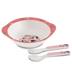 Cereal Kids Melamine Bowl, Set of 3 Bamboo Buddies