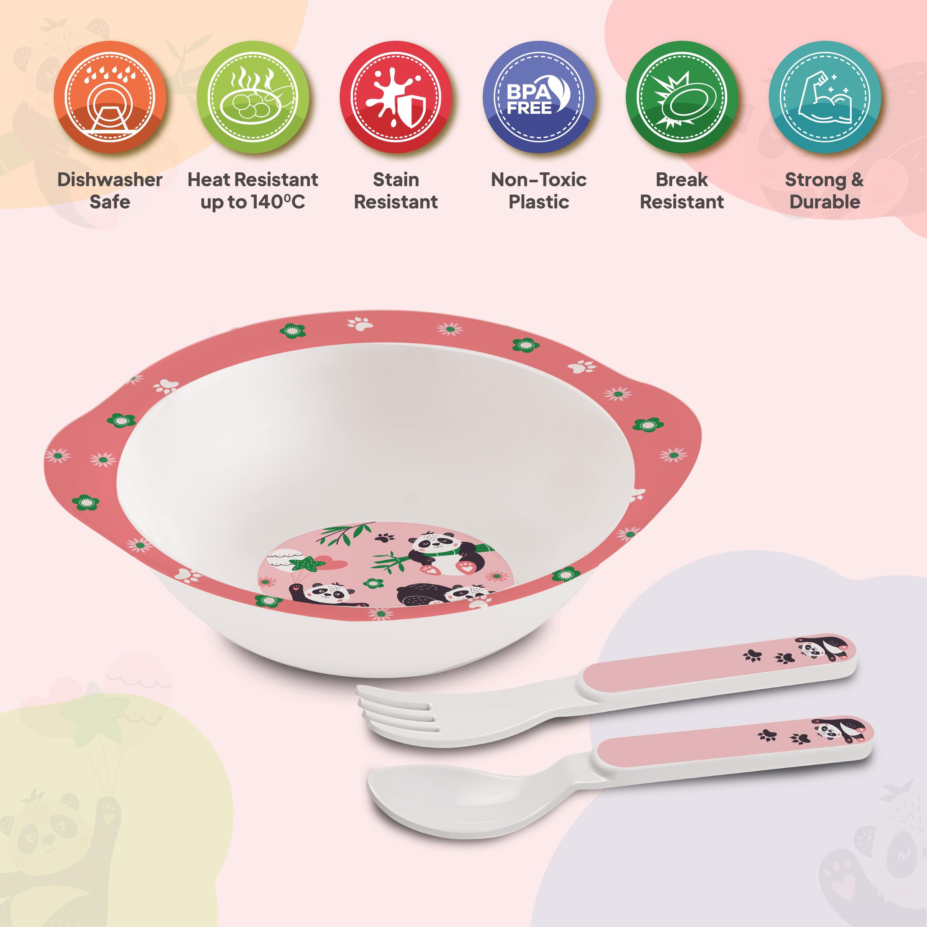 Cereal Kids Melamine Bowl, Set of 3 Bamboo Buddies