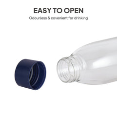 Hydra Glass Bottle 900ml Blue