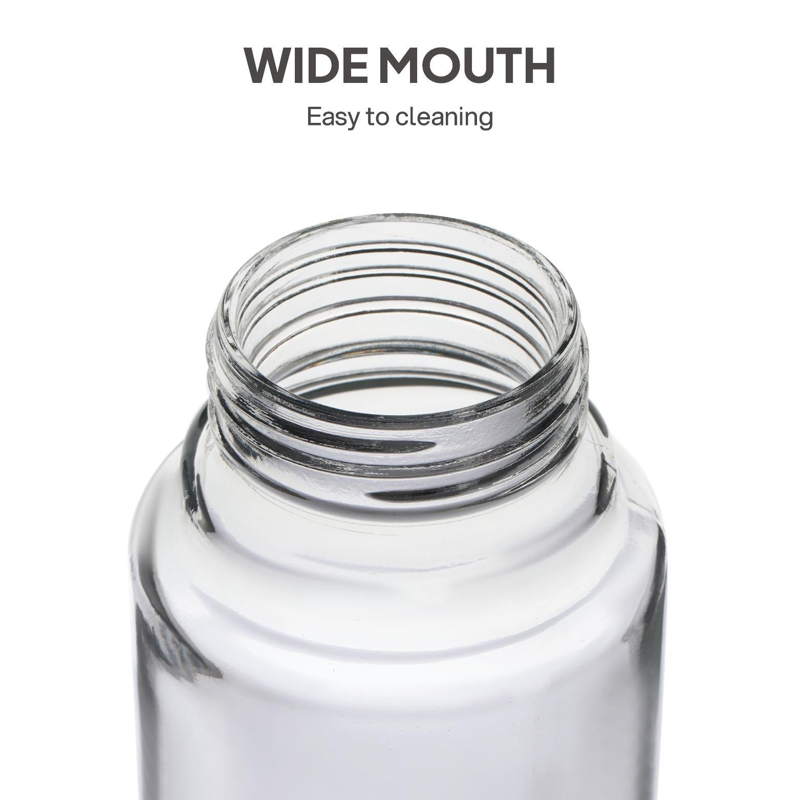 Hydra Glass Bottle 900ml Grey