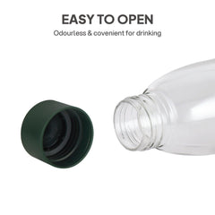 Hydra Glass Bottle 900ml Olive Green