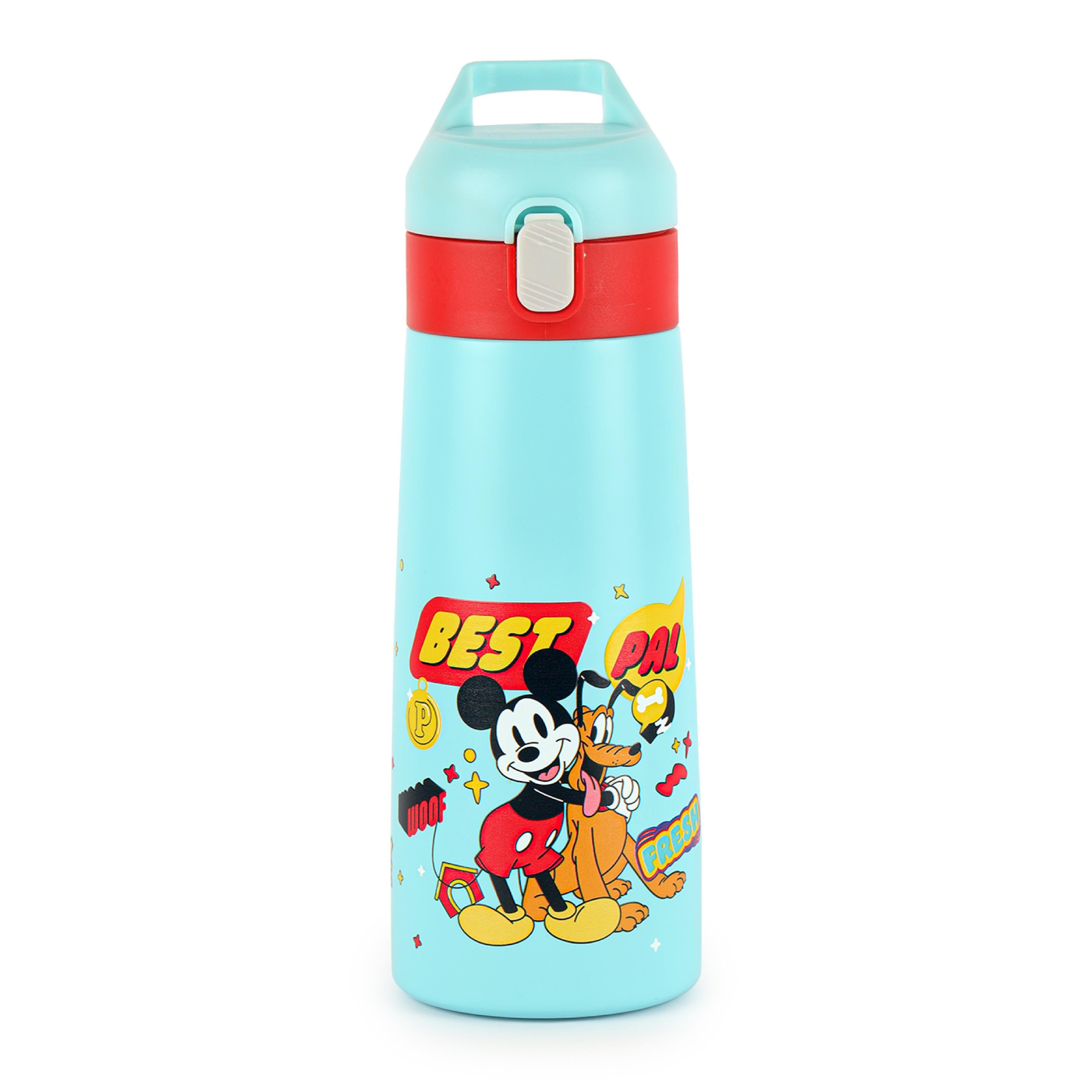 Gulp 3D Touch & Feel One Click Push Thermosteel Flask, 490 ml Best Pals