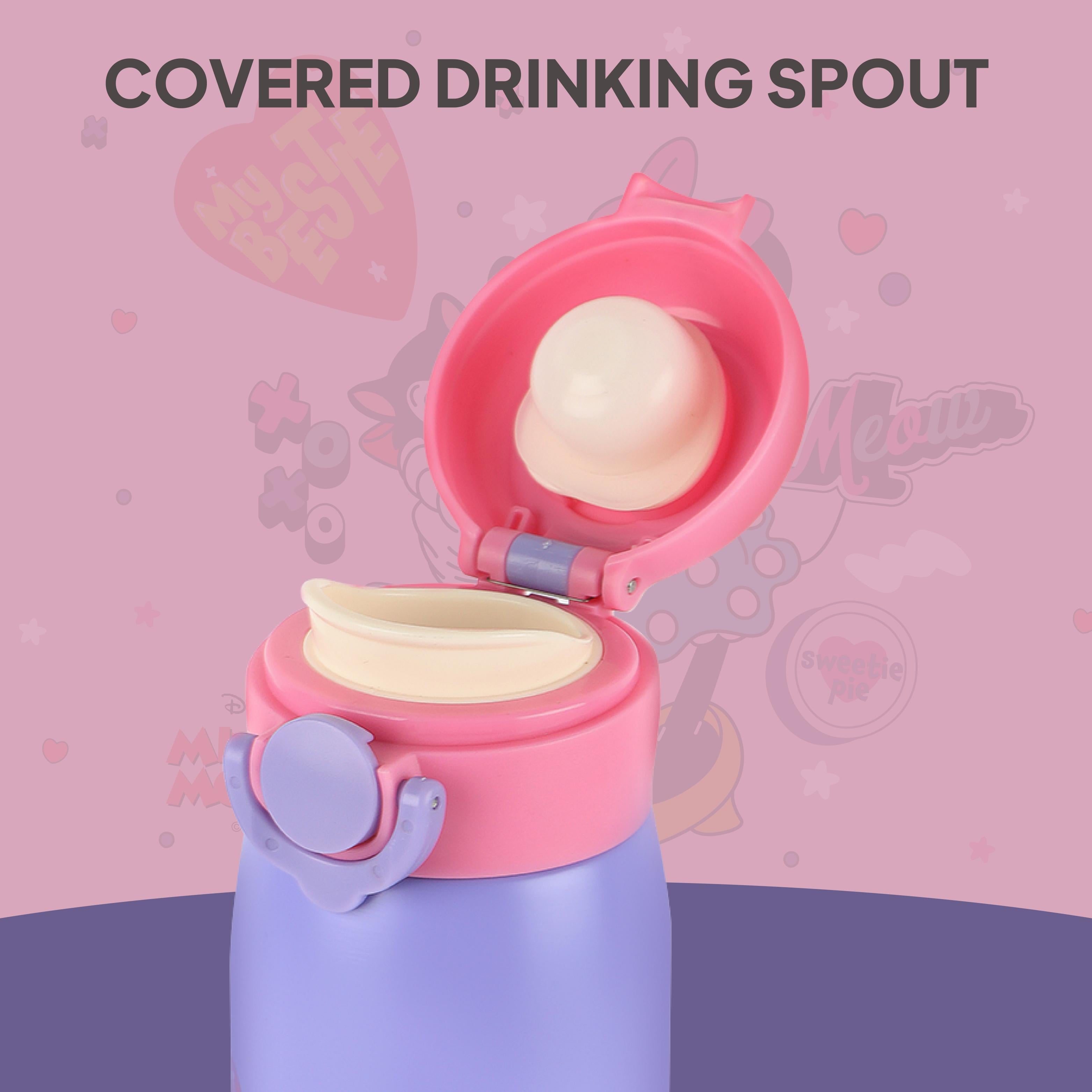 Giggle 3D Touch & Feel Sipper Thermosteel Flask, 380 ml Cuddle Buddies