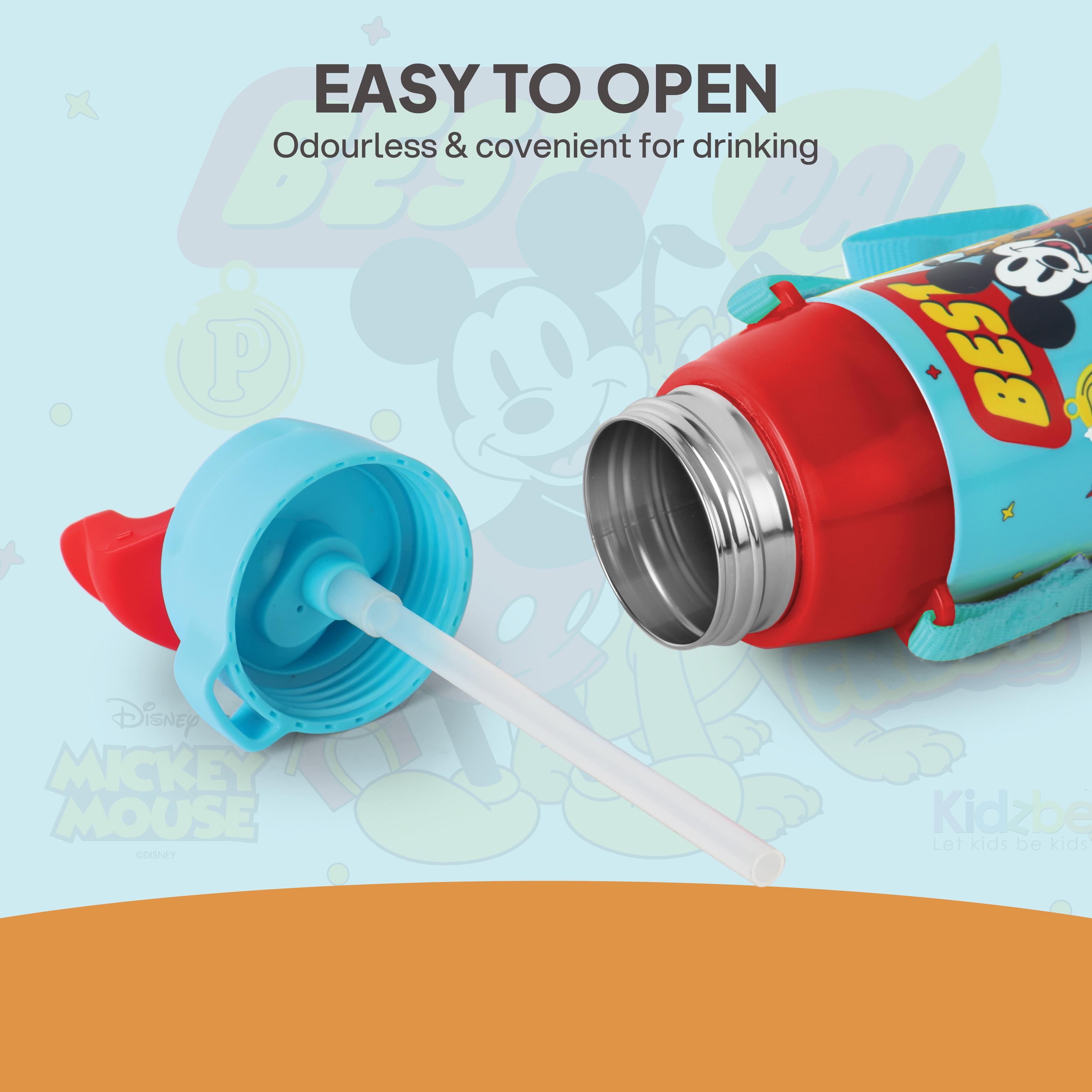 Giggle 3D Touch & Feel Sipper Thermosteel Flask, 380 ml Best Pals