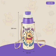 Era 3D Design Insulated Kids Water Bottle, 520ml Hunny Bear