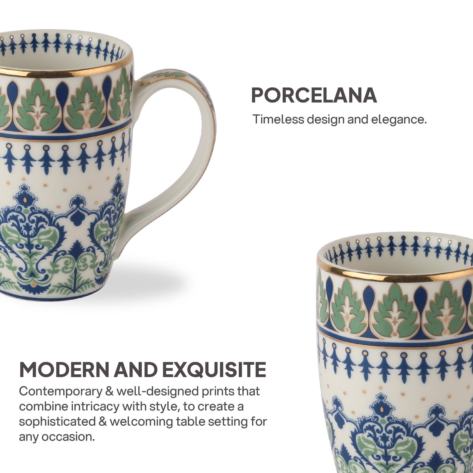 Classic Chakri Mug, Mirage Series, Set of 2